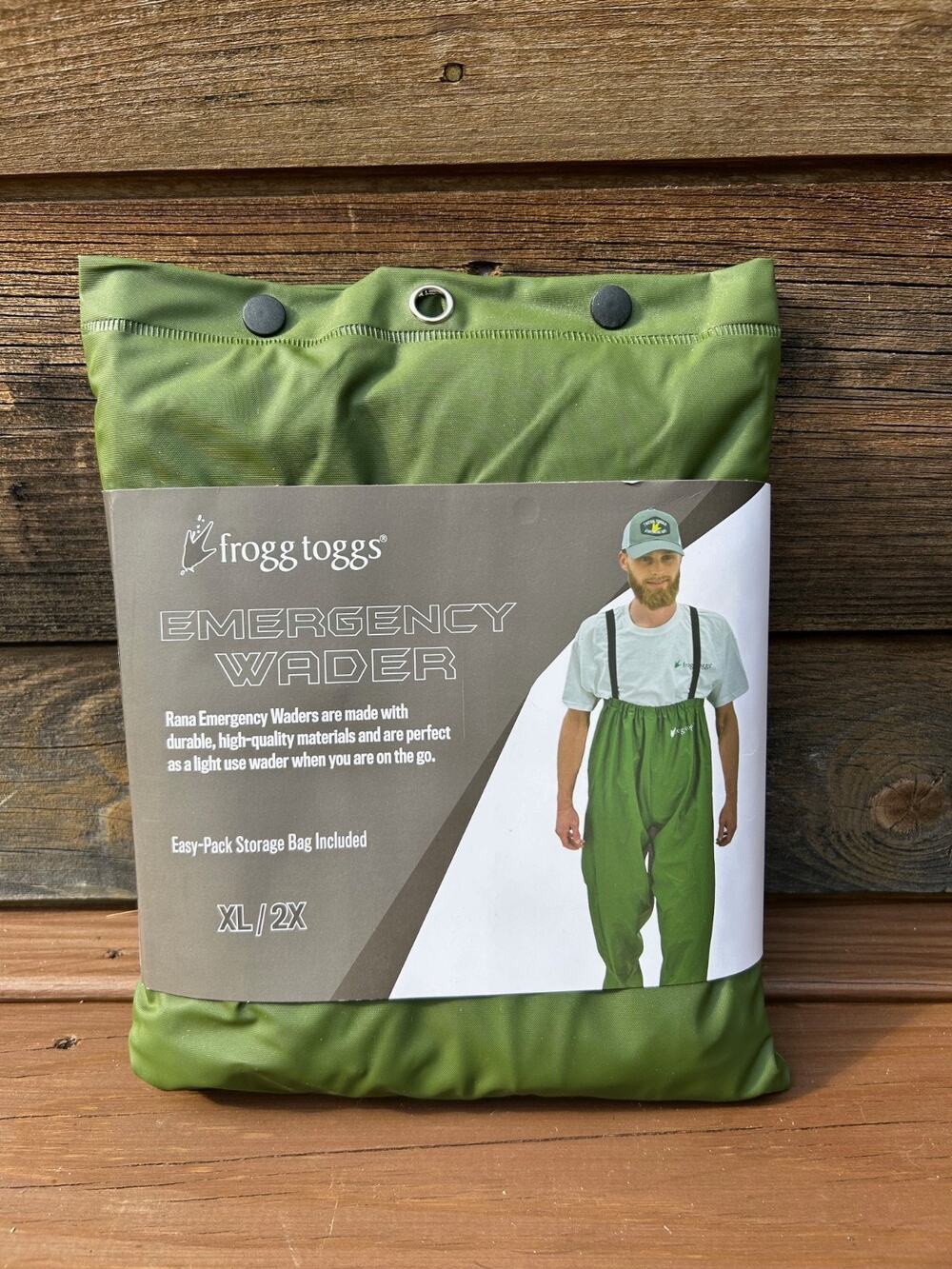 Frogg Toggs Rana Emergency Wader Men's XL/2X Forest Green PVC New Sealed